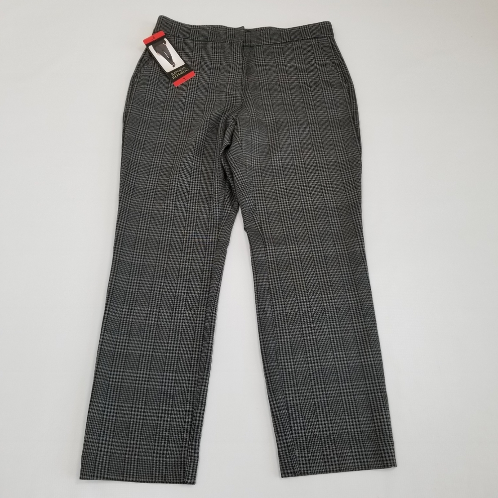 Banana Republic Herringbone Ponte Pant Size 8 NWT